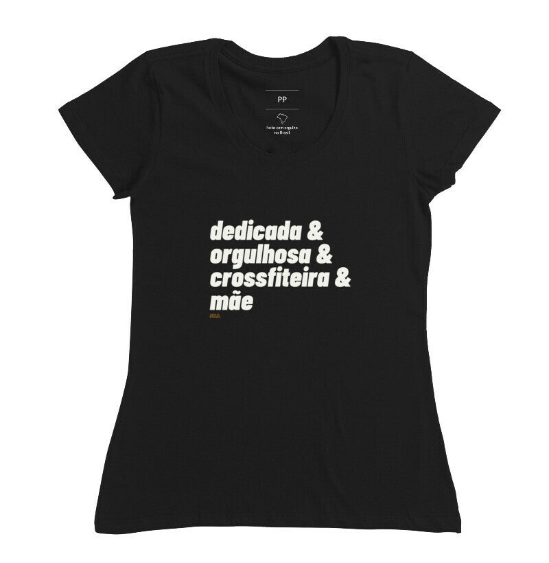 Camiseta Crossfit Maes Dedicada Orgulhosa - Scaled