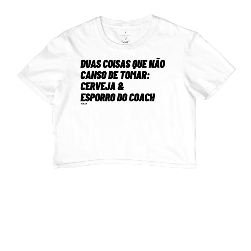 Cropped Crossfit Cerveja e Esporro do Coach