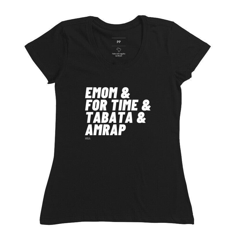 Camiseta EMOM AMRAP WoD