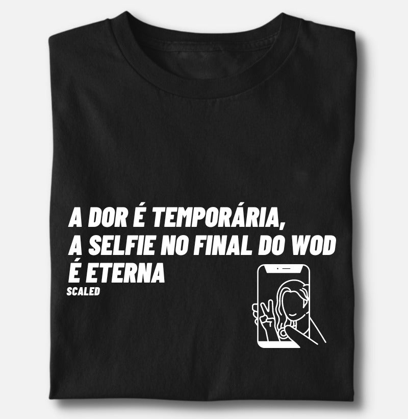 A dor é temporária, mas a selfie é eterna