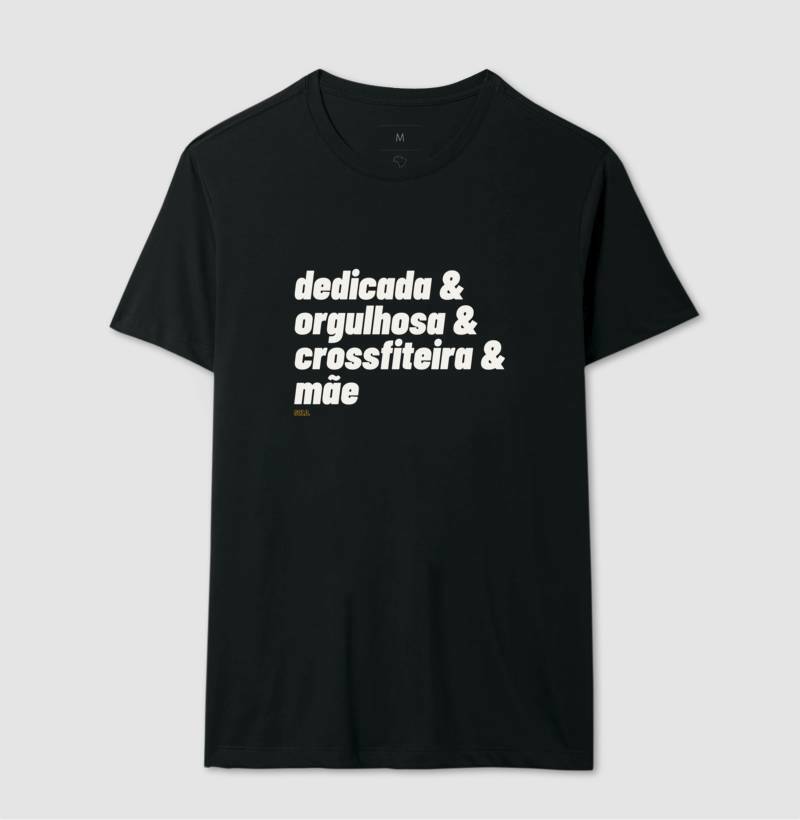 Camiseta Crossfit Maes Dedicada Orgulhosa - Scaled