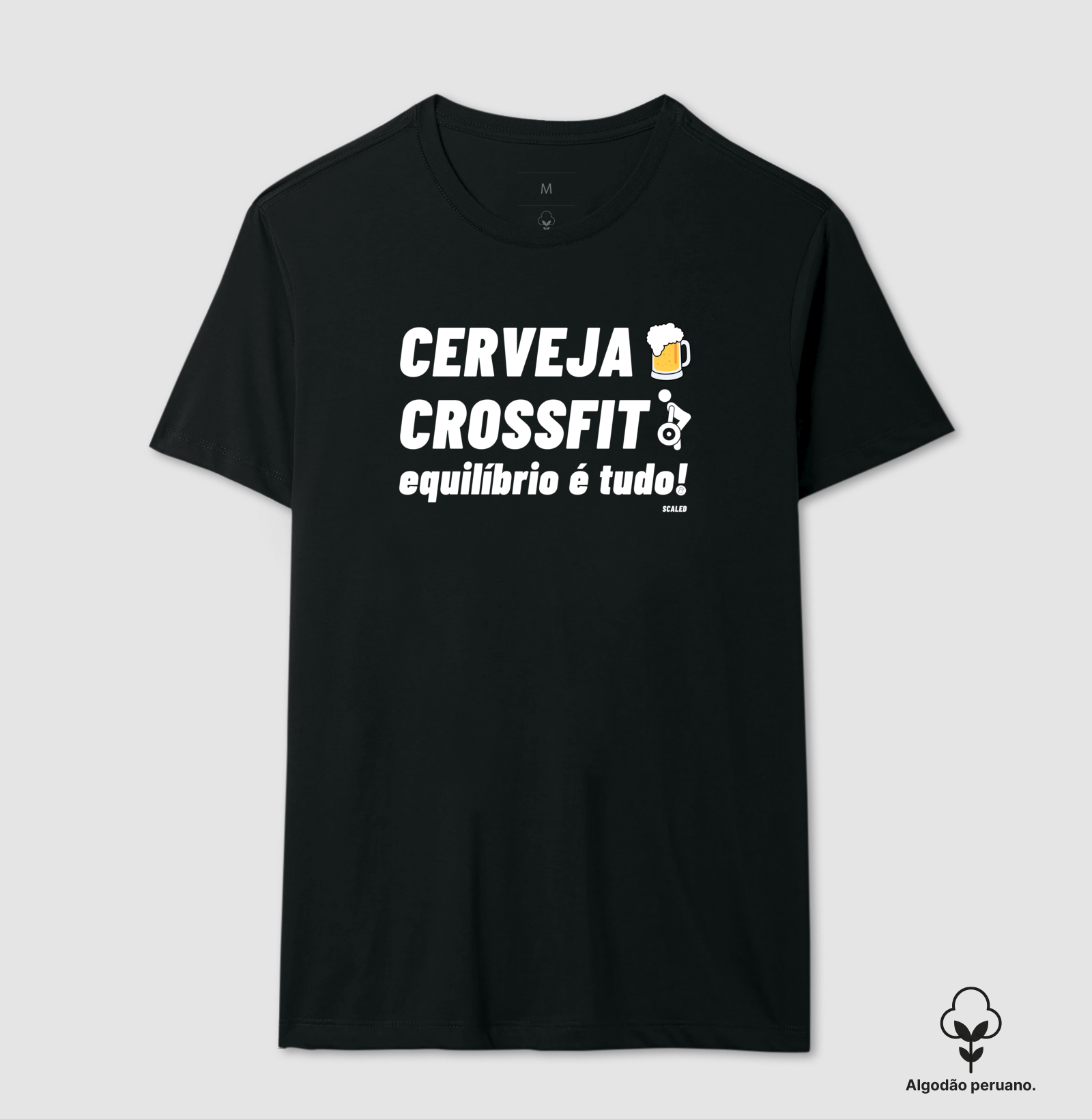 Cerveja e Crossfit - Algodão Peruano