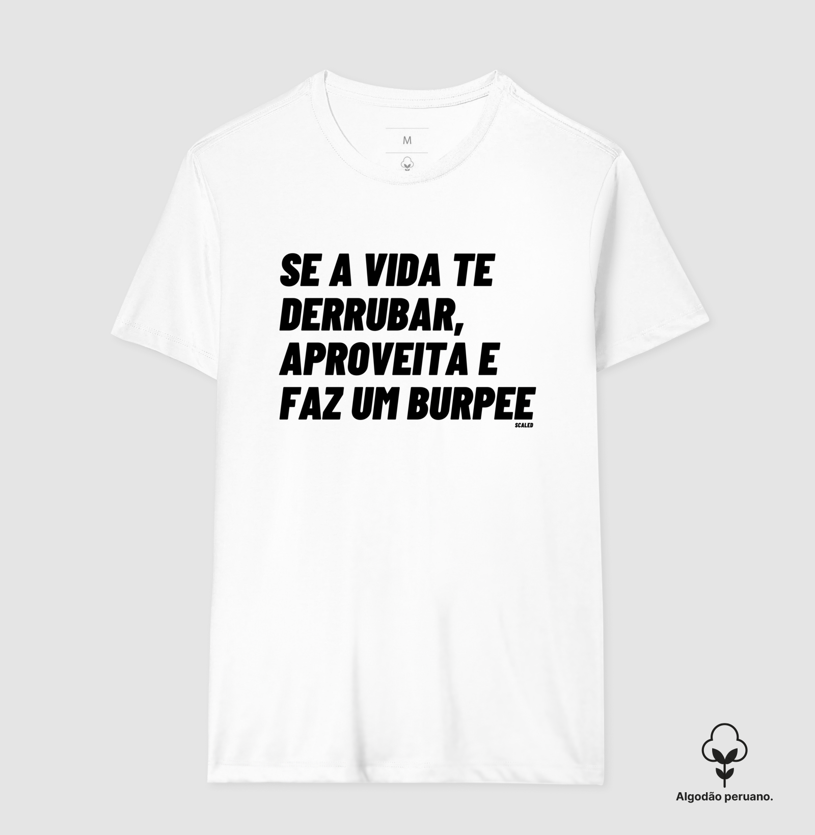 Faz um burpee - Tecido Premium