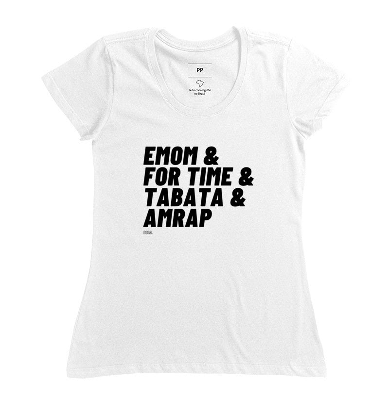 Camiseta EMOM AMRAP WoD