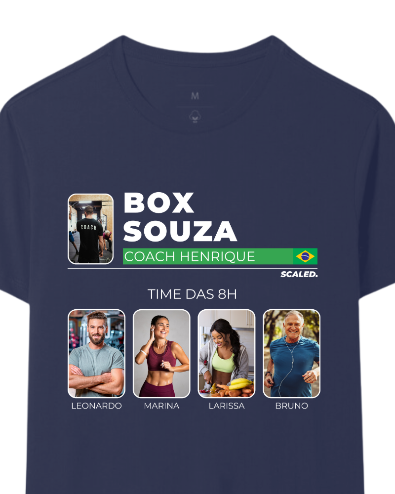 Camiseta Oficial da minha turma de Crossfit