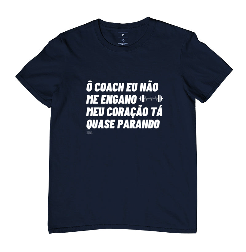 Camiseta Crossfit Carnaval O coach Meu coraçao