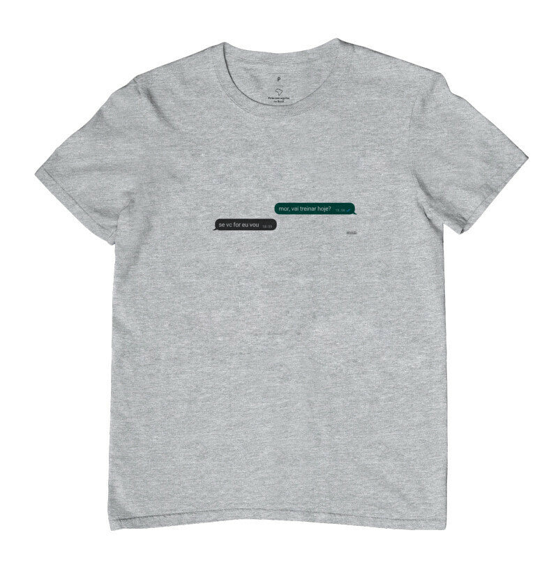 Camiseta Crossfit Dupla se você for eu vou whatsapp - Scaled