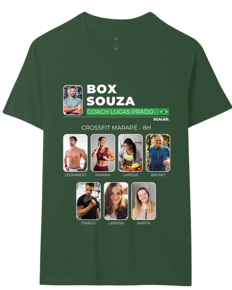 Camiseta Oficial da minha turma de Crossfit