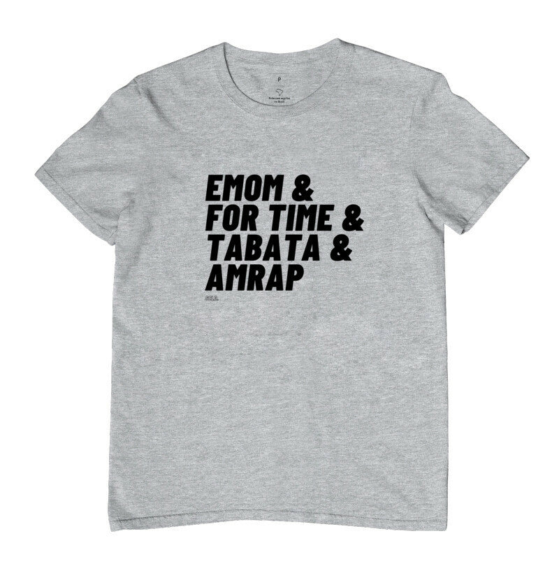 Camiseta EMOM AMRAP WoD