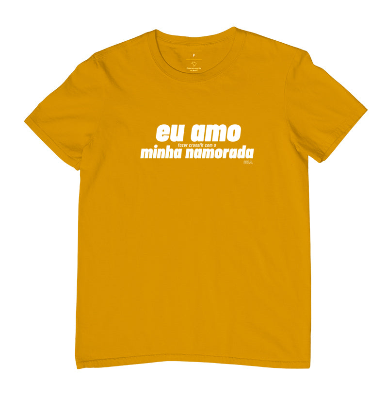 Camiseta Eu amo fazer Crossfit Namorada - Scaled