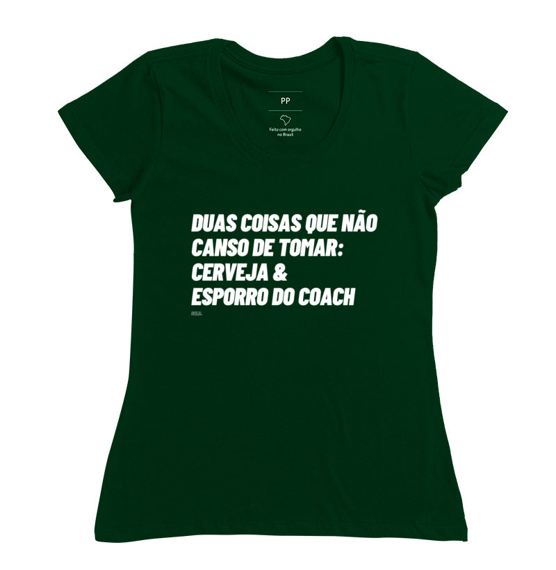 Camiseta Crossfit Cerveja e Esporro do Coach