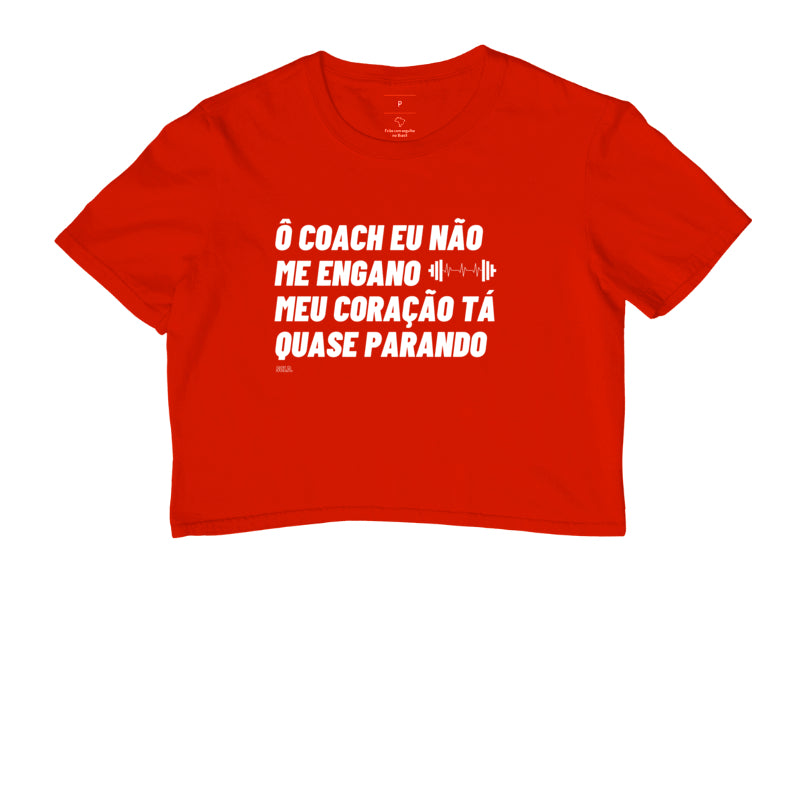 Cropped Crossfit Carnaval O Coach Meu Coraçao