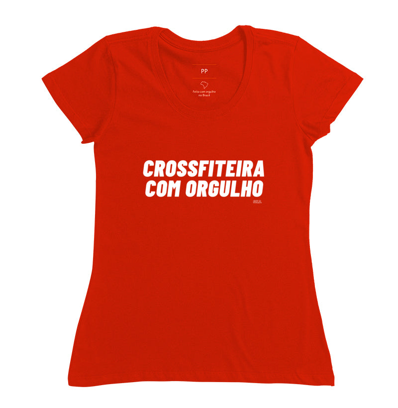 Camiseta Crossfit Crossfiteira com Orgulho