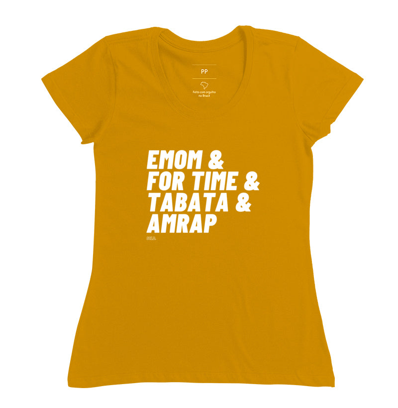 Camiseta EMOM AMRAP WoD