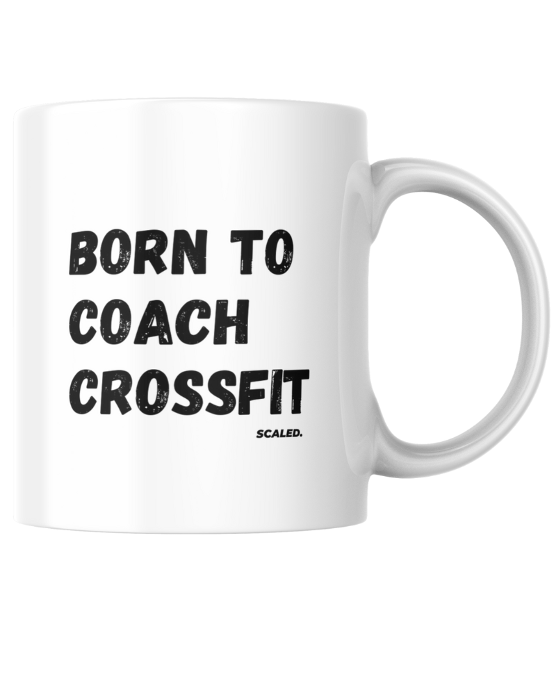 Caneca Born to coach crossfit