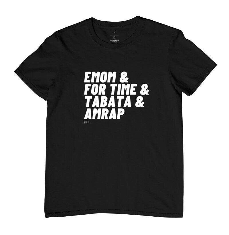 Camiseta EMOM AMRAP WoD