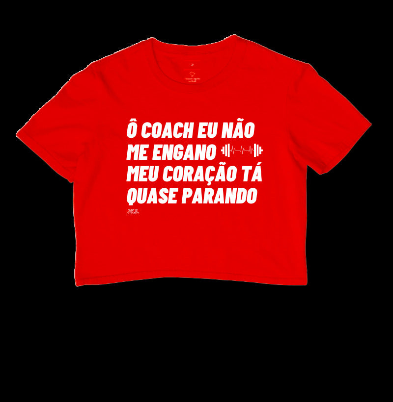 Cropped Crossfit Carnaval O Coach Meu Coraçao