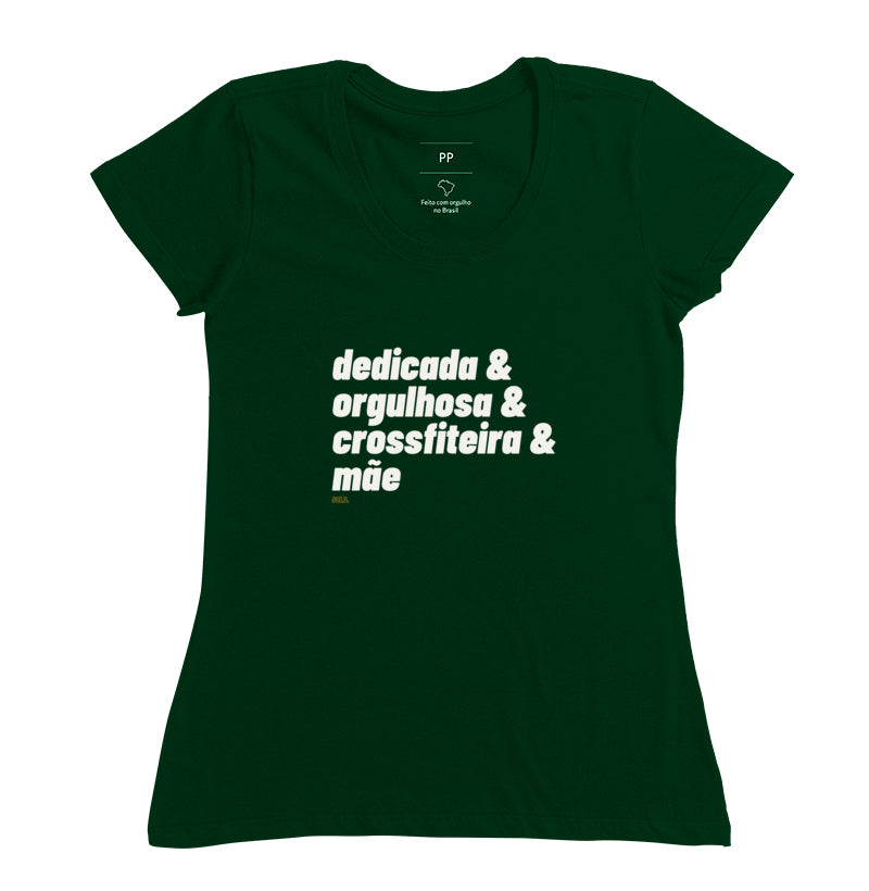Camiseta Crossfit Maes Dedicada Orgulhosa - Scaled
