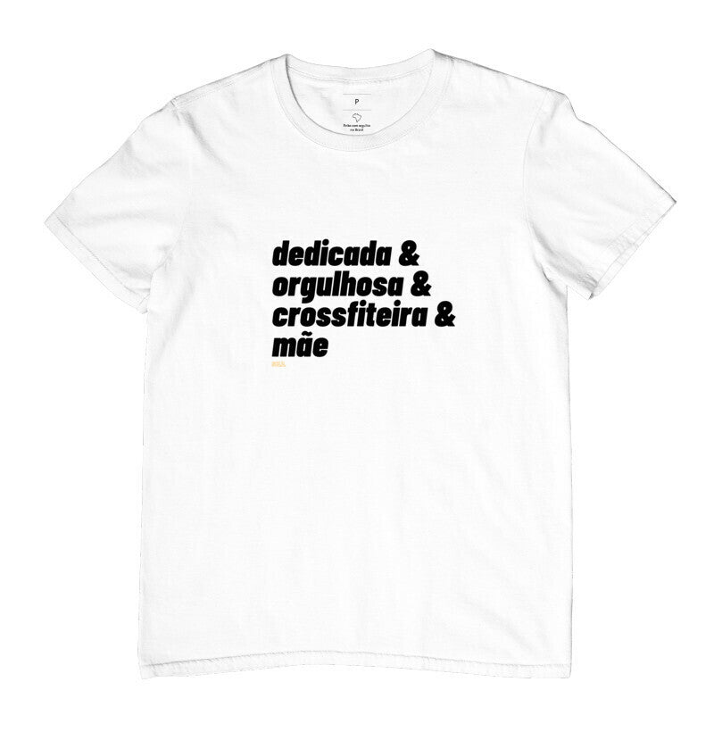 Camiseta Crossfit Maes Dedicada Orgulhosa - Scaled