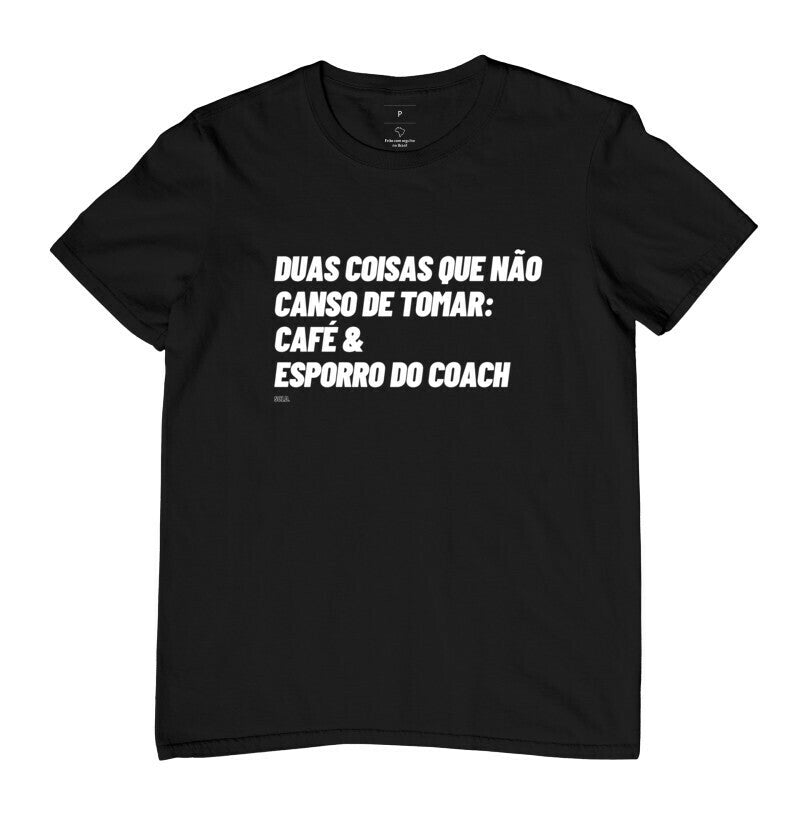 Camiseta Crossfit Café e Esporro do Coach