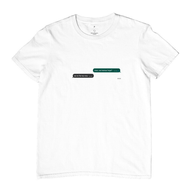 Camiseta Crossfit Dupla se você for eu vou whatsapp - Scaled