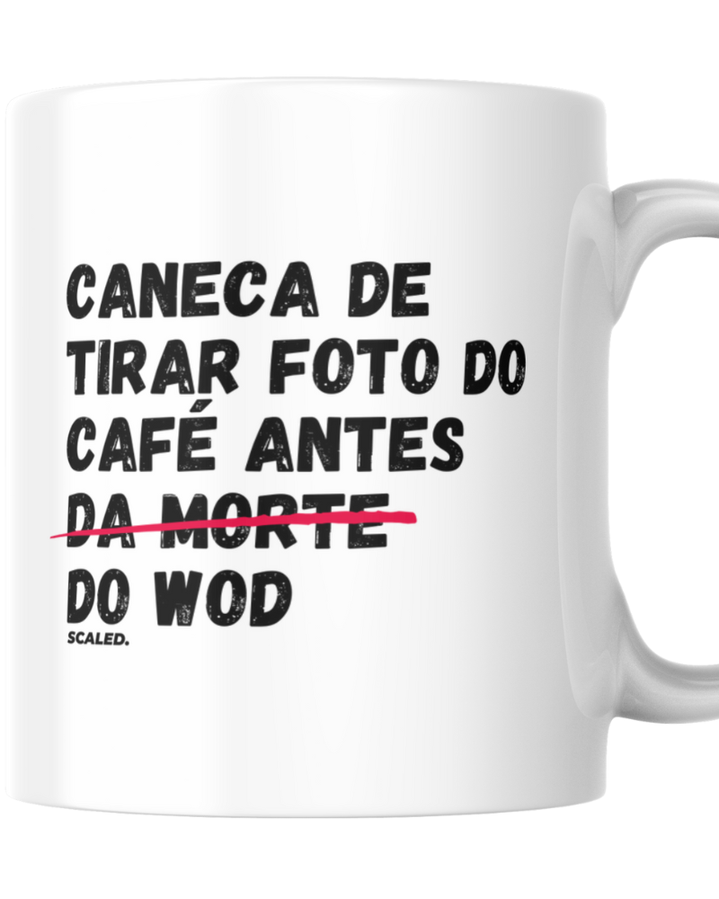 Caneca de tirar foto antes do Wod