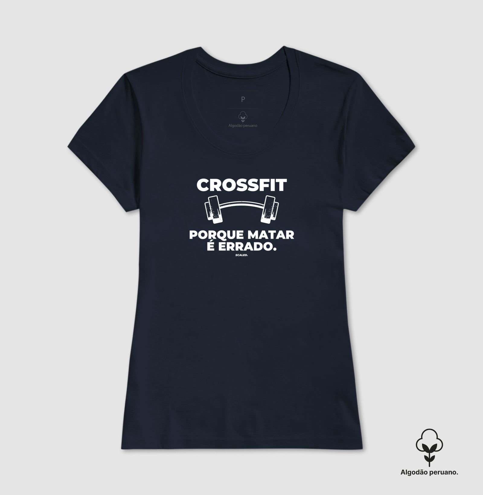 Crossfit porque matar é errado - Algodão Peruano