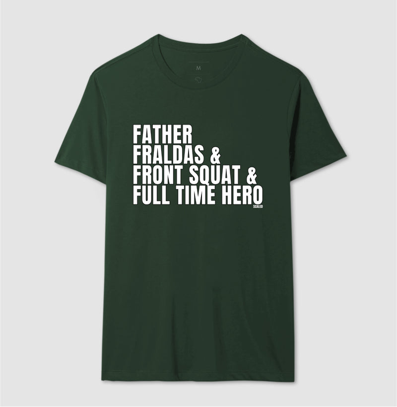 Pai Full time hero - Camiseta