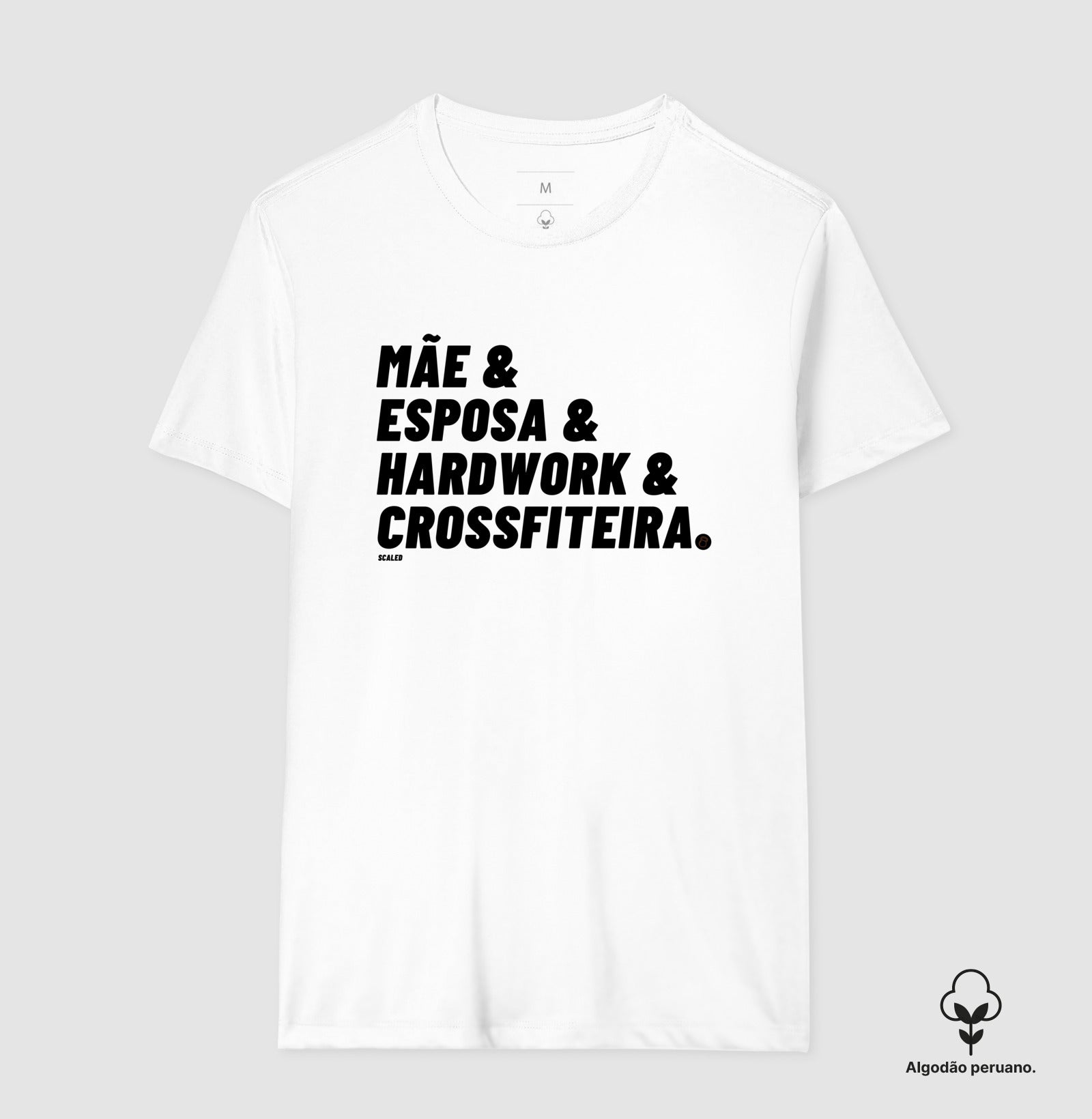 Mãe Crossfiteira - Tecido Premium