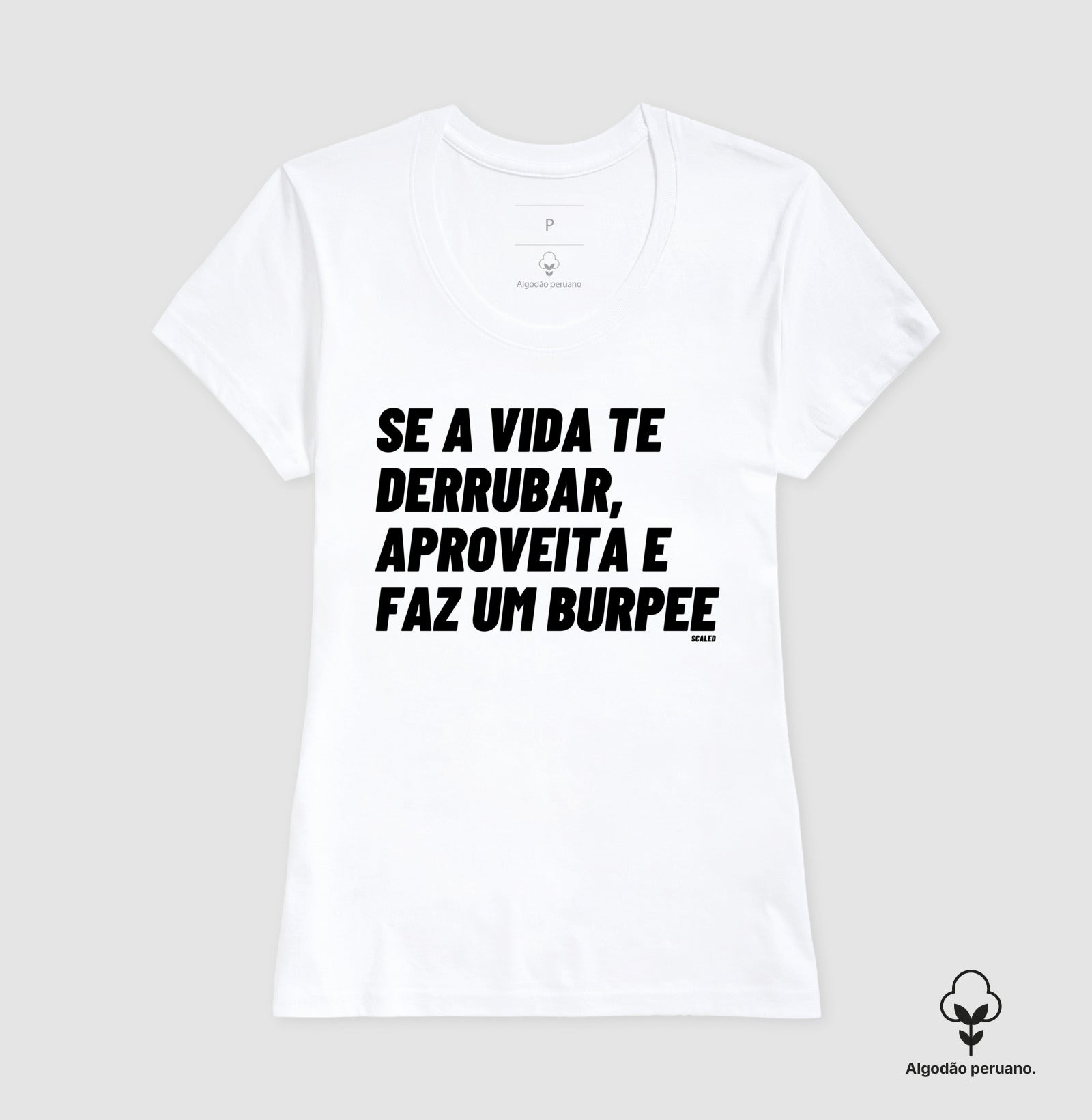 Faz um burpee - Tecido Premium