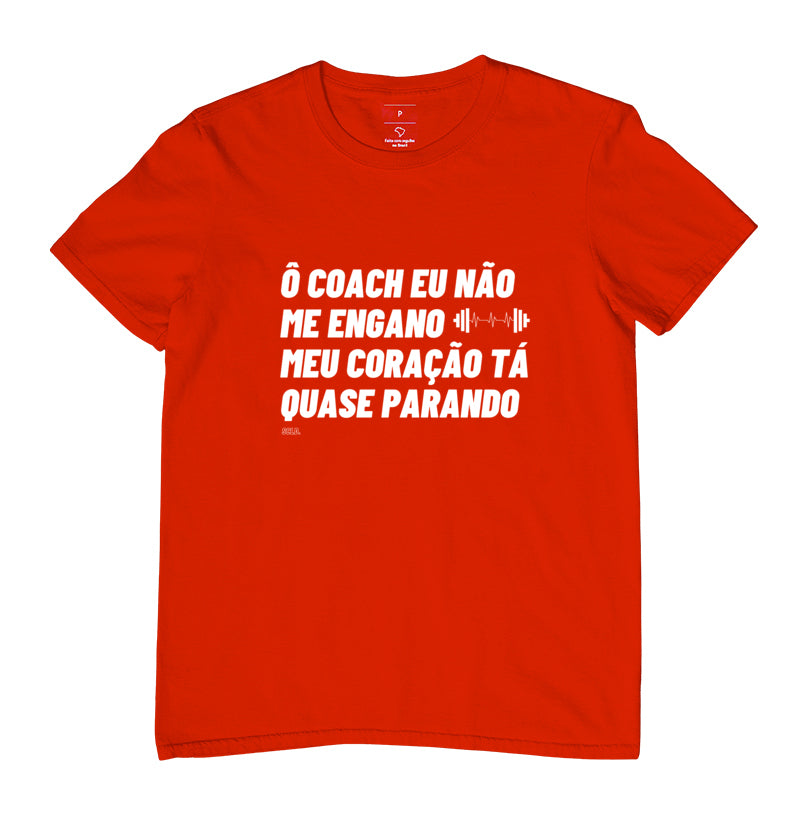 Camiseta Crossfit Carnaval O coach Meu coraçao