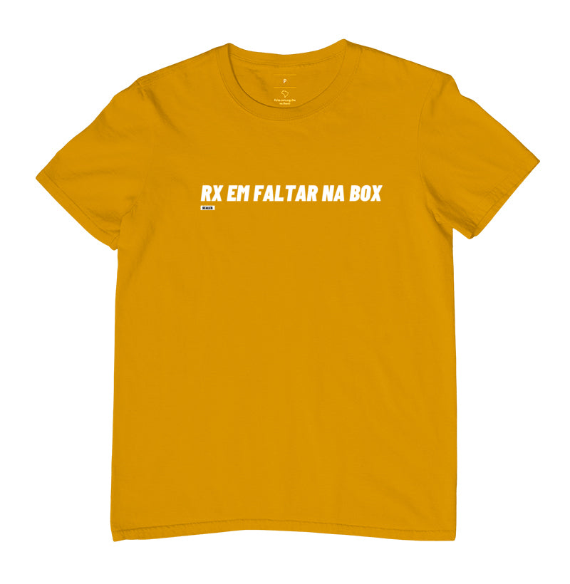 Camiseta Crossfit RX em faltar na Box
