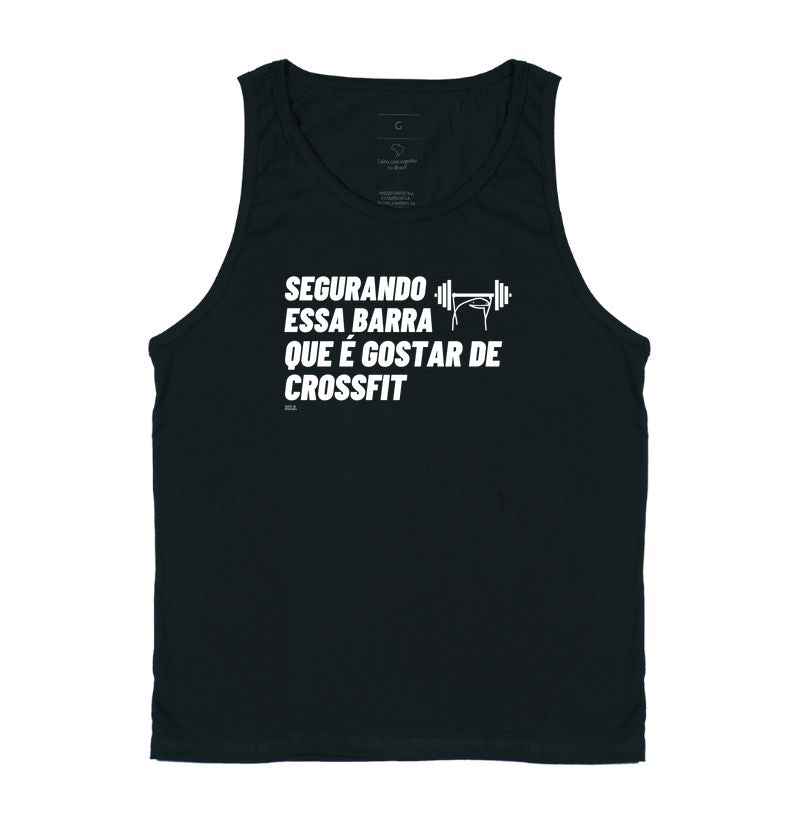 Segurando essa barra crossfit