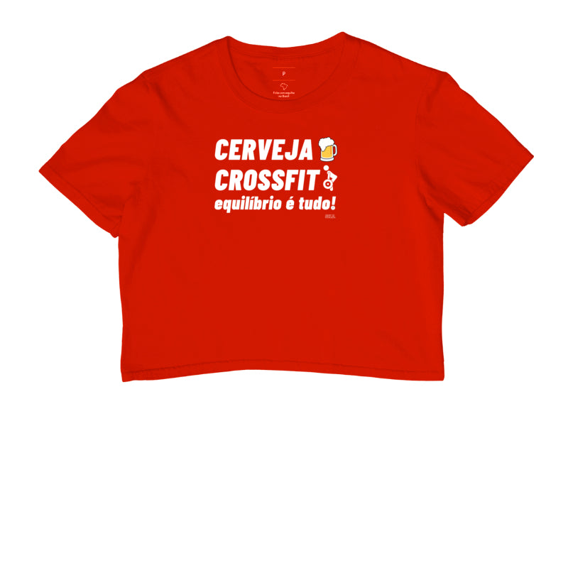 Cropped Cerveja e Crossfit crossfit