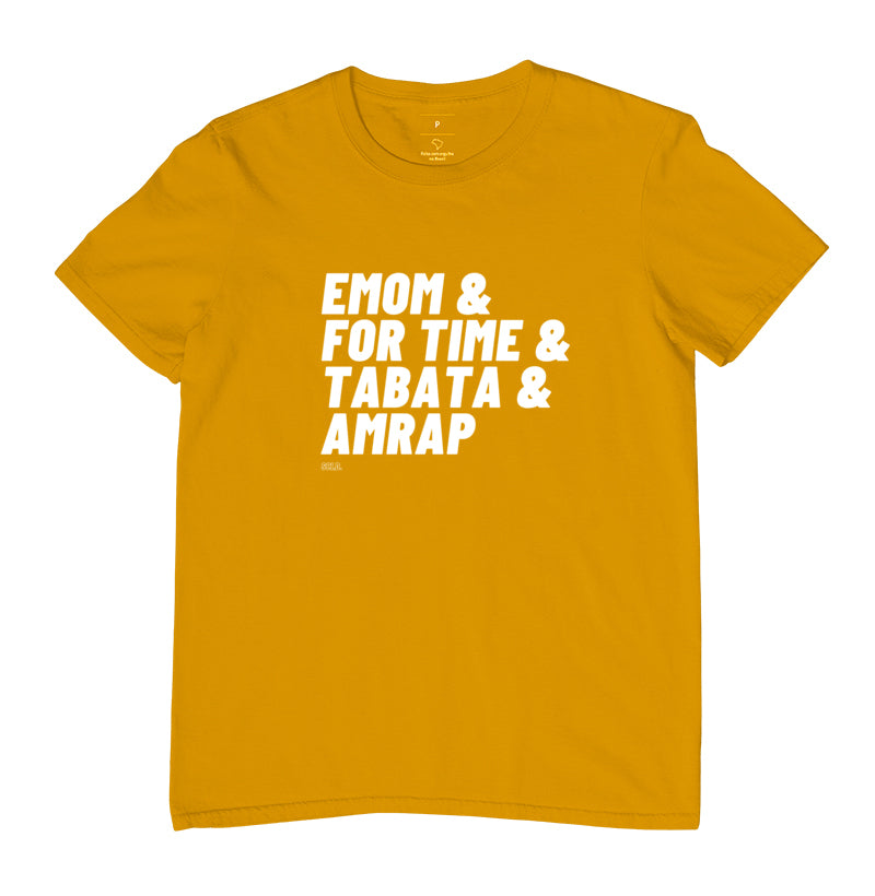 Camiseta EMOM AMRAP WoD