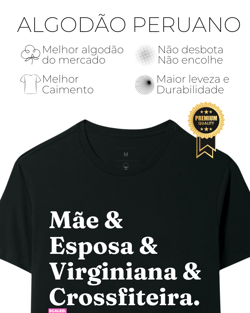 Mãe virginiana - Algodão Peruano