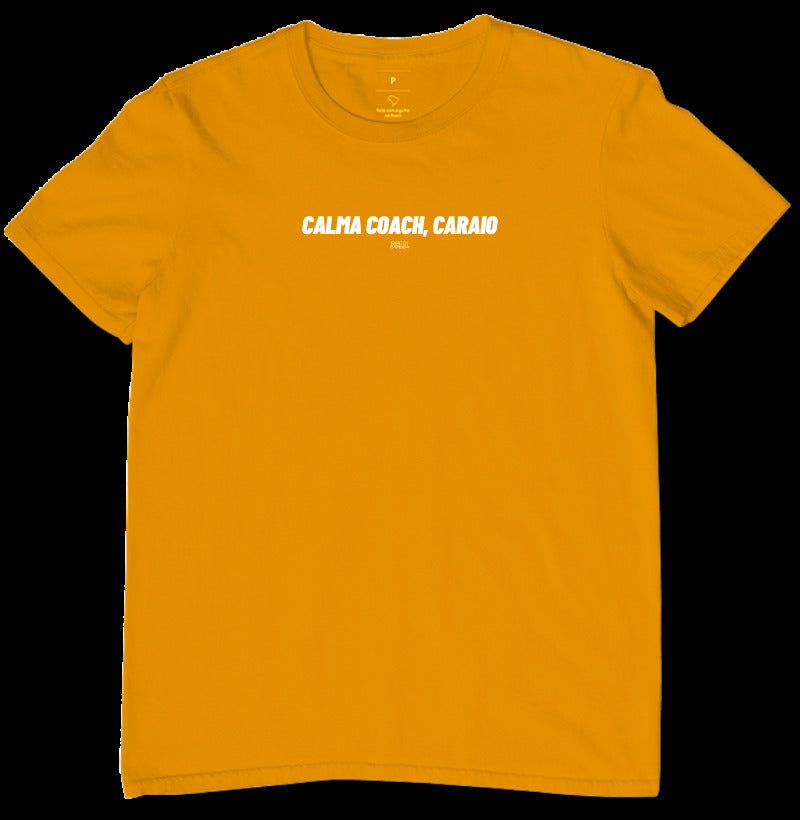 Camiseta Crossfit Minimalista Calma Coach