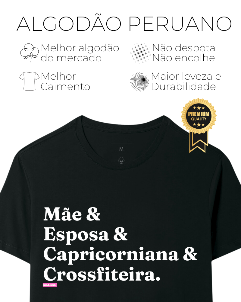 Mãe capricorniana - Algodão Peruano
