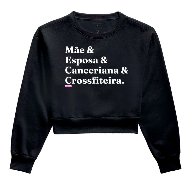 Mãe Canceriana - Cropped Moletom