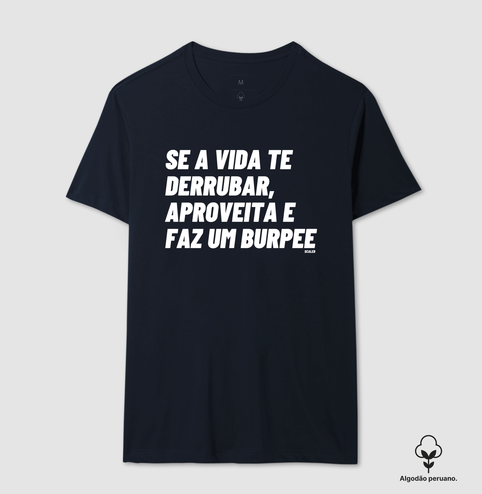 Faz um burpee - Tecido Premium