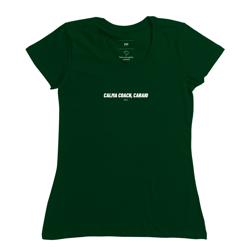 Camiseta Crossfit Minimalista Calma Coach