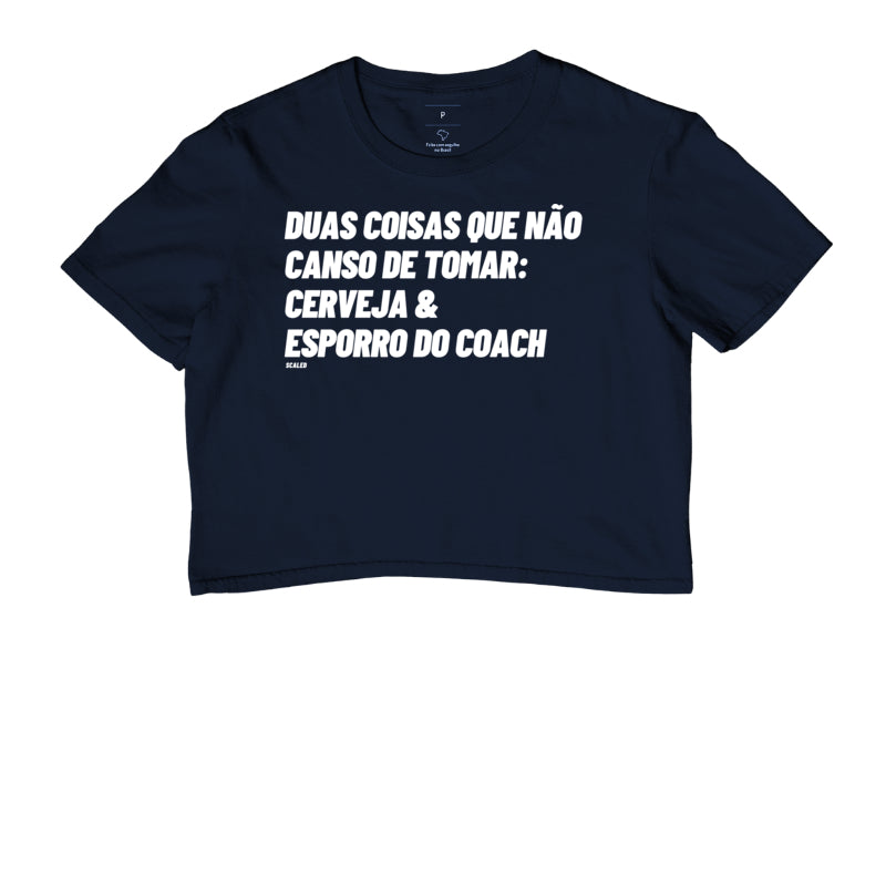 Cropped Crossfit Cerveja e Esporro do Coach