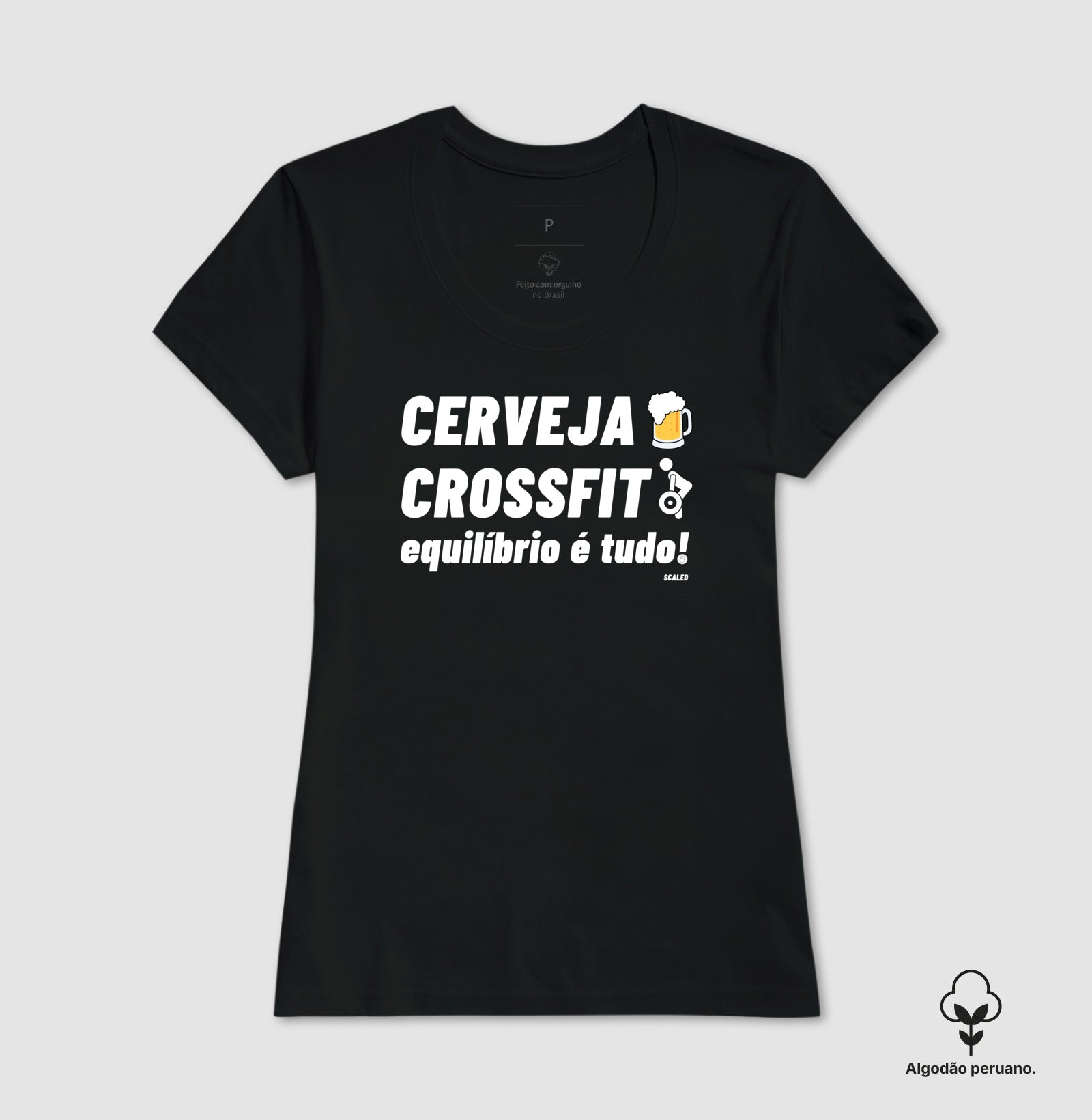 Cerveja e Crossfit - Algodão Peruano
