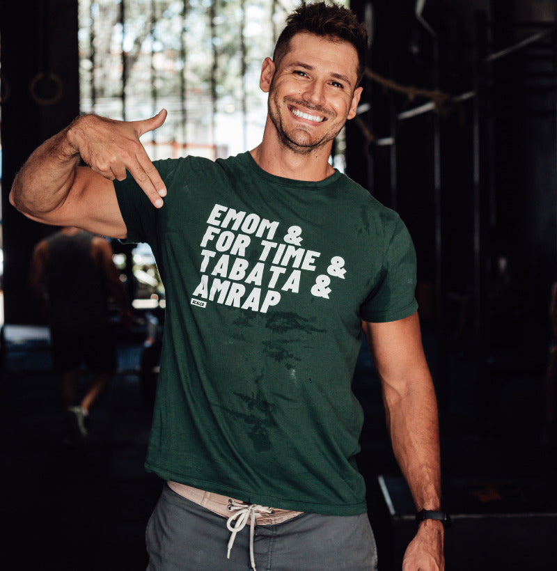 Camiseta EMOM AMRAP WoD