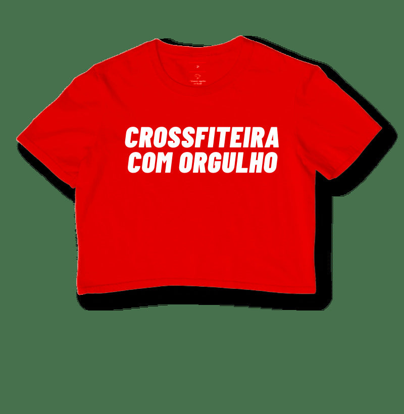 Cropped Crossfit Crossfiteira com Orgulho