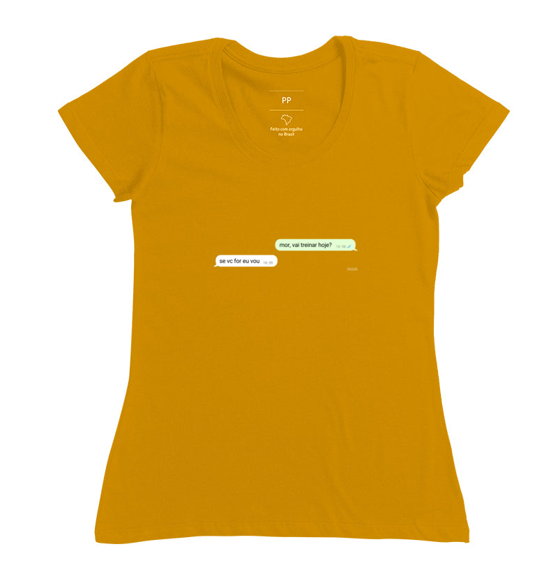 Camiseta Crossfit Dupla se você for eu vou whatsapp - Scaled