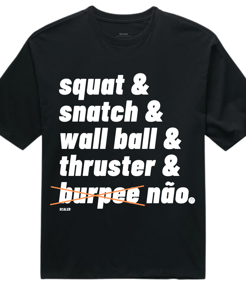 Burpee Nao crossfit - Oversized