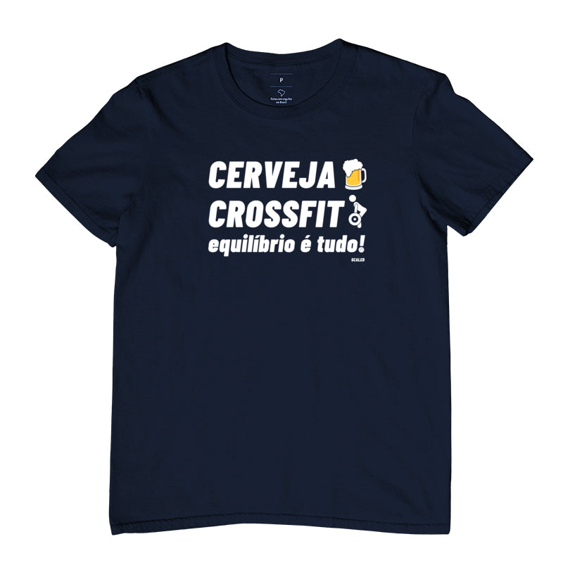 Camiseta Crossfit Cerveja e Crossfit - Scaled