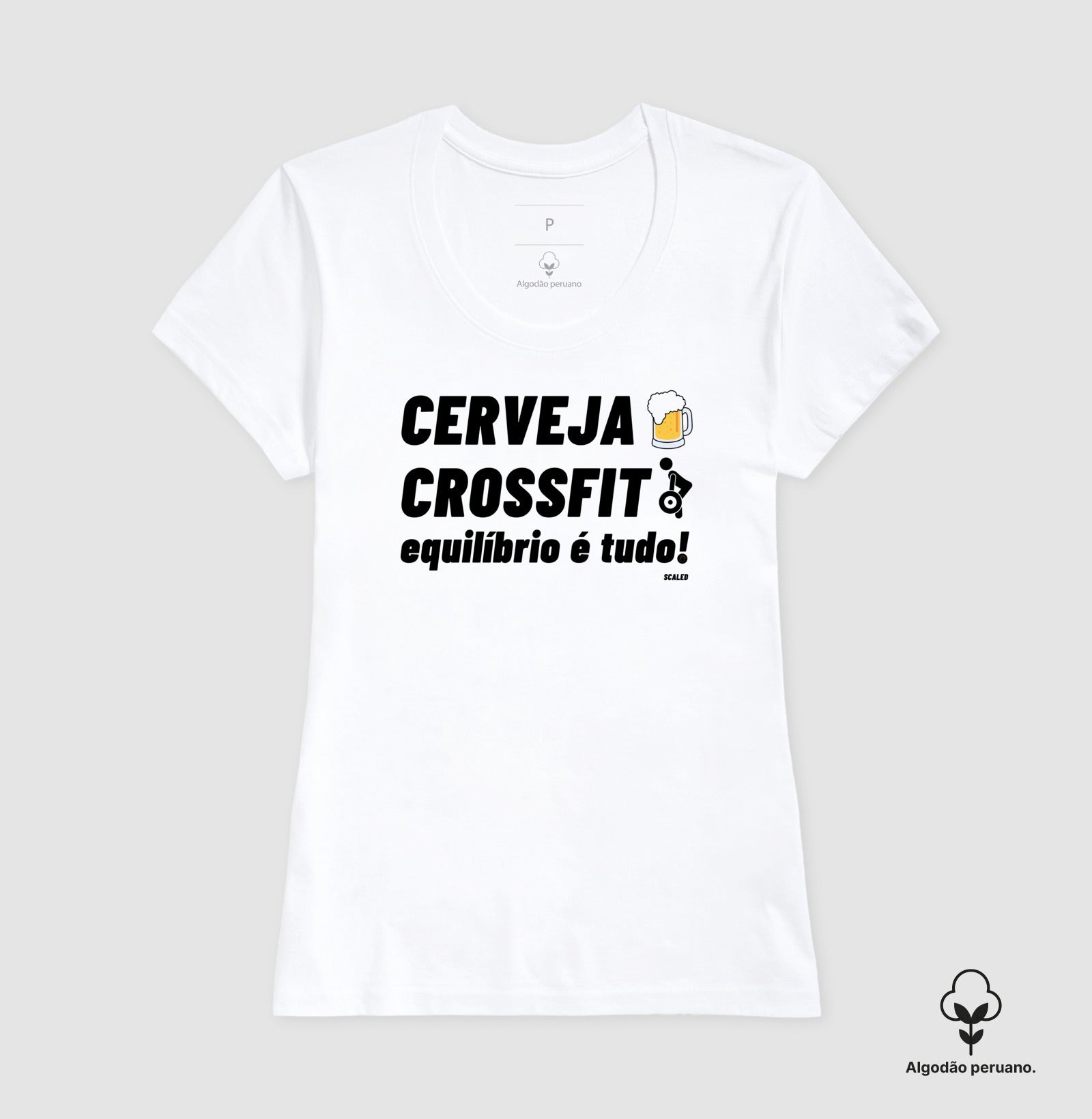 Cerveja e Crossfit - Algodão Peruano