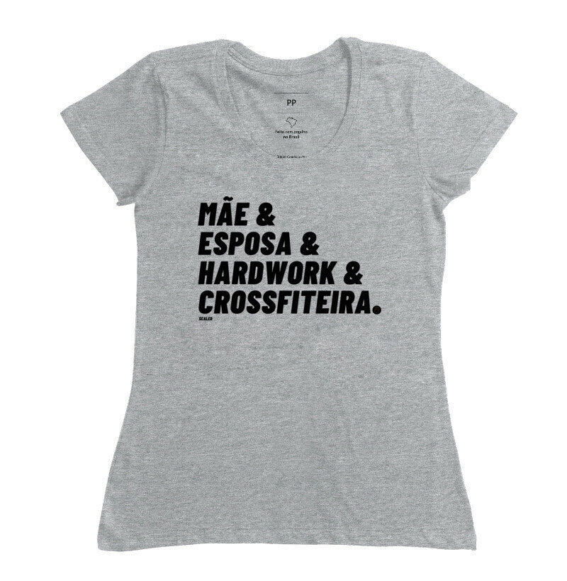 Camiseta Crossfit Mae Crossfiteira - Scaled